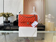 Chanel Lambskin & Silver-Tone Metal 0111213 25.5cm - 1