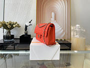 Chanel Lambskin & Silver-Tone Metal 0111213 25.5cm - 4