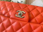 Chanel Lambskin & Silver-Tone Metal 0111213 25.5cm - 2