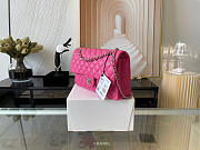 Chanel Lambskin & Silver-Tone Metal 0111214 25.5cm - 5