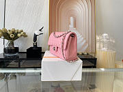 bag Chanel Lambskin & Silver-Tone Metal 0111216 25.5cm - 4