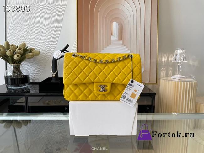 Chanel Lambskin & Silver-Tone Metal 0111217 25.5cm - 1