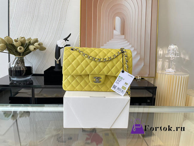 Chanel Lambskin & Silver-Tone Metal 0111218 25.5cm - 1