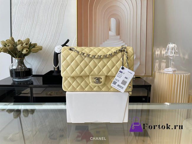 Chanel Lambskin & Silver-Tone Metal 0111221 25.5cm - 1