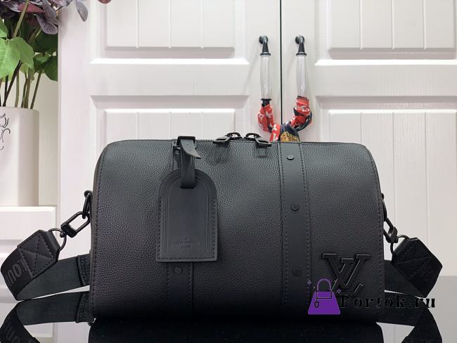 Louis Vuitton Virgil Abloh City Keepall Black M57417 27cm - 1