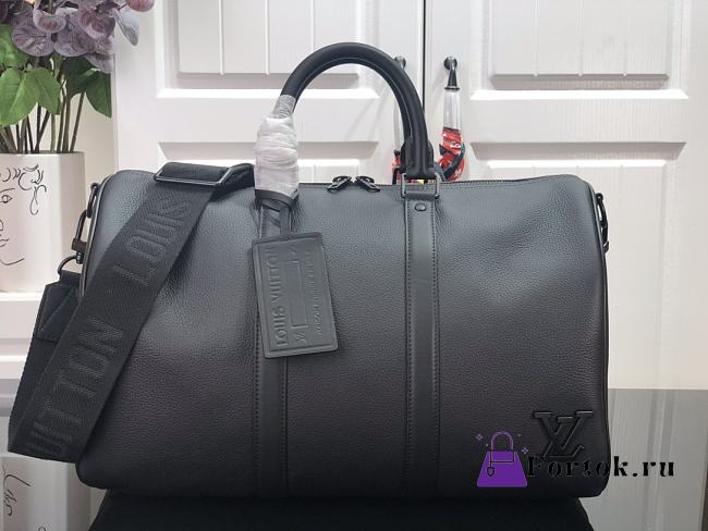 Louis Vuitton Keepall Aerogram BANDOULIÈRE Black M57088 42cm - 1