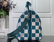 Louis Vuitton Keepall Bandoulière in Teal Blue N80404 45cm - 6