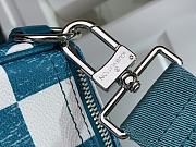 Louis Vuitton Keepall Bandoulière in Teal Blue N80404 45cm - 2