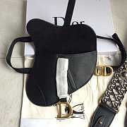 Dior Oblique Black Shoulder Strap - 4