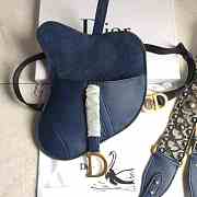 Dior Oblique Blue Shoulder Straps  - 2