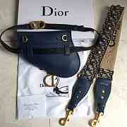 Dior Oblique Blue Shoulder Straps  - 3