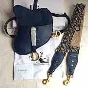 Dior Oblique Blue Shoulder Straps  - 4