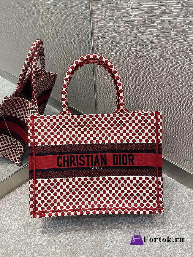 Dior book tote red 36cm - 1