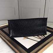 Dior book tote embossed leather black 36cm - 4