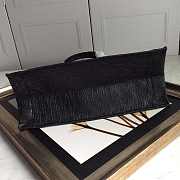Dior book tote embossed leather black M1286 41.5cm - 2