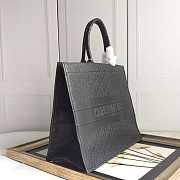 Dior book tote embossed leather black M1286 41.5cm - 3