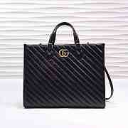 Gucci GG Marmont Tote Bag Black 35cm - 1