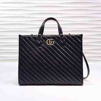 Gucci GG Marmont Tote Bag Black 35cm