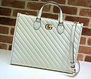 Gucci GG Marmont Tote Bag White 35cm - 1