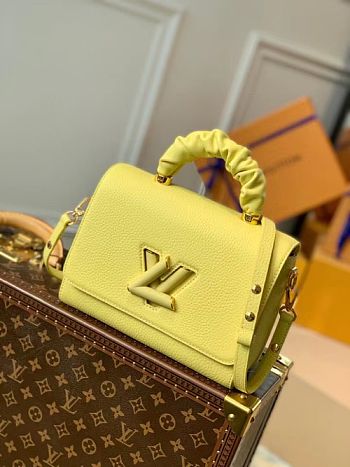 Louis Vuitton Medium Twist Yellow M58571 23cm 