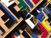 Fendi Medium Flip Classic FF Embossed Handbag Multicolor 1380008 25cm - 3
