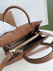 Burberry Title Vintage Check Small Tote Bag 26cm  - 6