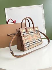 Burberry Title Vintage Check Small Tote Bag 26cm  - 2