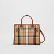 Burberry Title Vintage Check Medium Tote Bag 32cm - 1