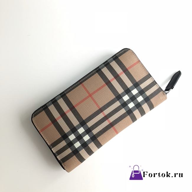 Burberry Long Wallet Vintage Soft Calfskin 19cm - 1