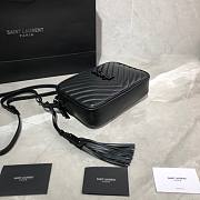 YSL LouLou Camera Bag Full Black 520534 23cm - 3