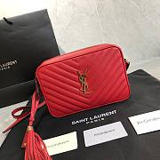 YSL LouLou Camera Bag Red 520534 23cm - 6