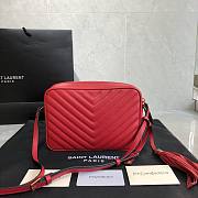 YSL LouLou Camera Bag Red 520534 23cm - 5