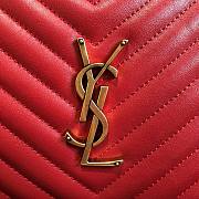 YSL LouLou Camera Bag Red 520534 23cm - 3