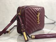 YSL LouLou Camera Bag Red Wine 520534 23cm - 6