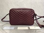 YSL LouLou Camera Bag Red Wine 520534 23cm - 5