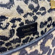 Dior caro CD buckle chain bag leo pard 20cm - 5