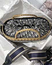 Dior Wicker Handbag Bag M8019 28cm  - 3