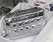 Dior Caro Silver Fold M8017 25cm - 3