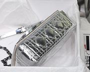 Dior Caro Silver Fold M8017 20cm - 4