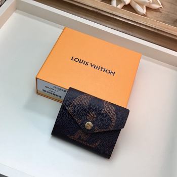 Louis Vuitton Zoé Wallet Black M80725 9.5cm