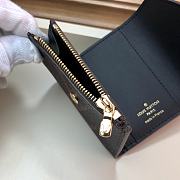 Louis Vuitton Zoé Wallet Black M80725 9.5cm - 6
