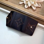 Louis Vuitton Zoé Wallet Black M80725 9.5cm - 4