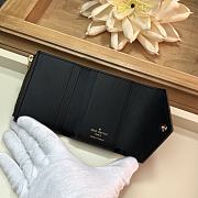 Louis Vuitton Zoé Wallet Black M80725 9.5cm - 2