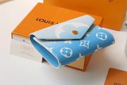 Louis Vuitton Victorine By The Pool Wallet Blue M80388 12.5cm - 6