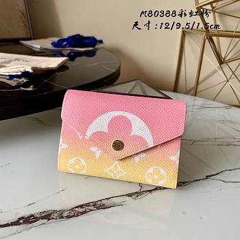 Louis Vuitton Victorine By The Pool Wallet Pink M80388 12.5cm 