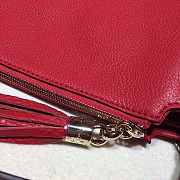 Gucci Soho Tote Chain Tassel Red 408825 35cm - 5