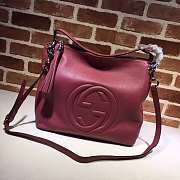 Gucci Soho Tote Chain Tassel Bordeaux 408825 35cm - 1