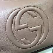 Gucci Soho Tote Chain Tassel Pink Nude 408825 35cm - 6