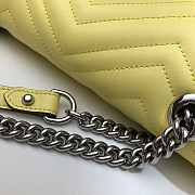 Gucci GG Marmont Matelassé Leather Yellow 443497 26cm - 2