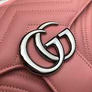 Gucci GG Marmont Matelassé Leather Pink 443497 26cm - 4